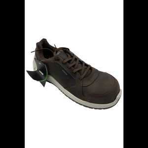 VORAN Men's Sportsafe Energy 810-M64 Comp Toe Sneaker Brown - Medium